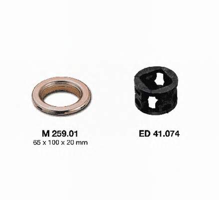 KB65505 SNR Suporte de amortecedor dianteiro