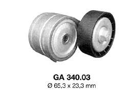 ACT219600 Open Parts Rolo de reguladora de tensão da correia de transmissão