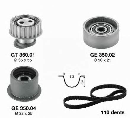 Correia do mecanismo de distribuição de gás, kit 1987948610 Bosch
