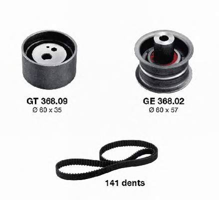 Correia do mecanismo de distribuição de gás, kit Japan Parts KDDN02 preço, a partir de 82,11 USD