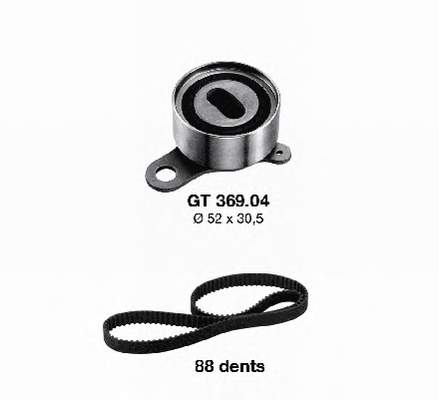CT680K2 Continental/Siemens Correia do mecanismo de distribuição de gás, kit