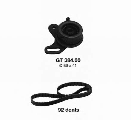 Correia do mecanismo de distribuição de gás, kit Japan Parts KDD533B