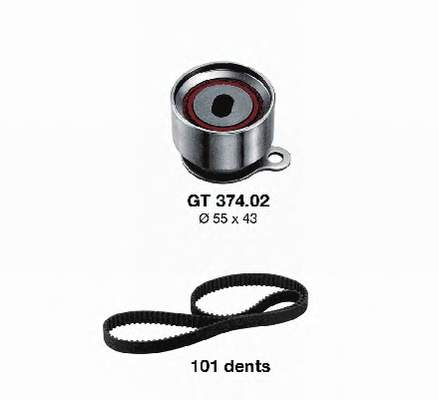 Correia do mecanismo de distribuição de gás, kit para Honda Civic III AL, AJ, AG, AH