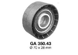 Rolo parasita da correia de transmissão BMW 11281704500 preço, a partir de 20,47 USD