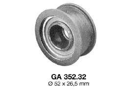 VKM24104 SKF Rolo parasita da correia do mecanismo de distribuição de gás