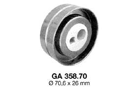 Rolo de reguladora de tensão da correia de transmissão Fiat/Alfa/Lancia 9627860780 preço, a partir de 44,62 USD