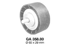GA35880 SNR Rolo parasita da correia de transmissão