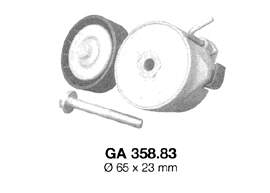55258443 Fiat/Alfa/Lancia Reguladora de tensão da correia de transmissão