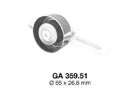 GA35951 SNR Rolo de reguladora de tensão da correia de transmissão