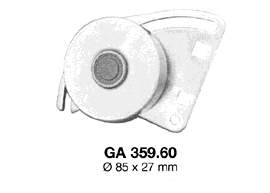 GA35960 SNR Rolo de reguladora de tensão da correia de transmissão