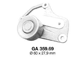 9620154280 Peugeot/Citroen Rolo parasita da correia de transmissão