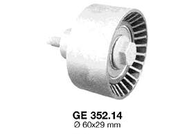 Rolo parasita da correia do mecanismo de distribuição de gás Ford 1213852 preço, a partir de 17,56 USD