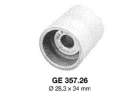 GE35726 SNR Rolo parasita da correia do mecanismo de distribuição de gás