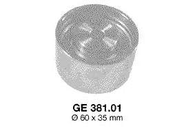GE38101 SNR Rolo parasita da correia do mecanismo de distribuição de gás