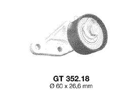 Reguladora de tensão da correia do mecanismo de distribuição de gás Ford 1039422 preço, a partir de 34,97 USD