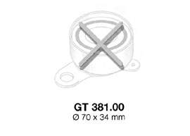 GT38100 SNR Rolo de reguladora de tensão da correia do mecanismo de distribuição de gás
