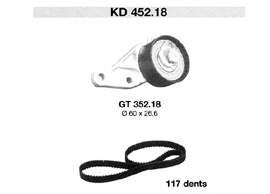 KD45218 SNR Correia do mecanismo de distribuição de gás, kit