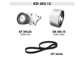 KD45313 SNR Correia do mecanismo de distribuição de gás, kit