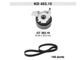 KD45315 SNR Correia do mecanismo de distribuição de gás, kit