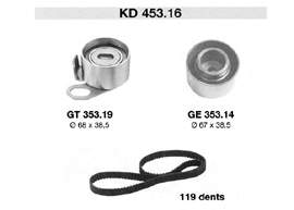 KD45316 SNR Correia do mecanismo de distribuição de gás, kit