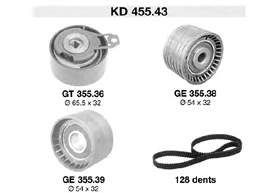 8671018726 Renault (RVI) Correia do mecanismo de distribuição de gás, kit