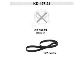 KD45721 SNR Correia do mecanismo de distribuição de gás, kit
