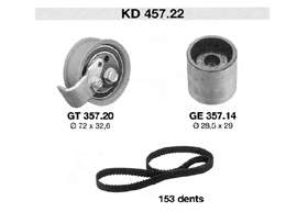 058198119 VAG Correia do mecanismo de distribuição de gás, kit