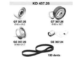 KD45726 SNR Correia do mecanismo de distribuição de gás, kit