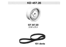 CT872K2 Continental/Siemens Correia do mecanismo de distribuição de gás, kit