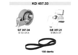 KD45733 SNR Correia do mecanismo de distribuição de gás, kit