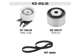 KTB312 Dayco Correia do mecanismo de distribuição de gás, kit