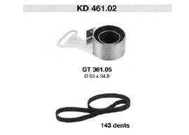 KD46102 SNR Correia do mecanismo de distribuição de gás, kit