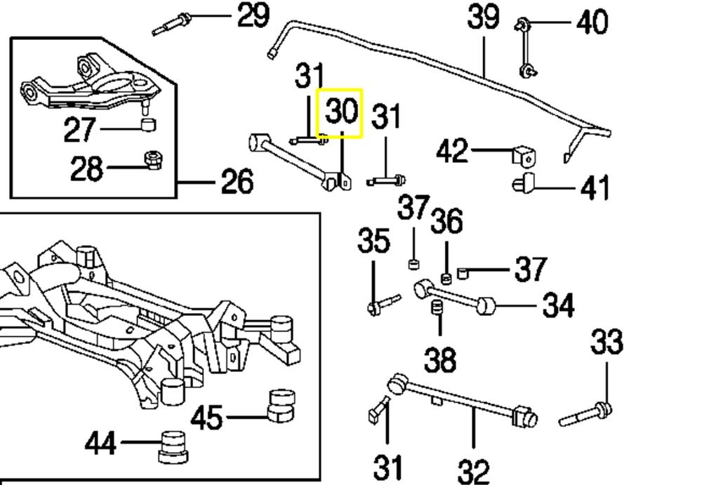 52350TA0A00 Honda Braço oscilante de suspensão traseira transversal