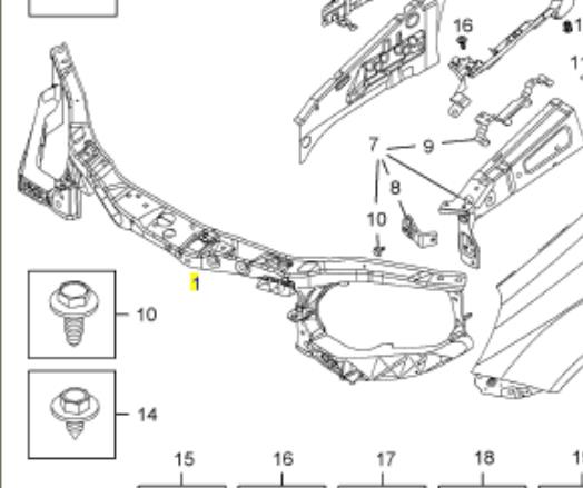 Suporte do radiador montado (painel de montagem de fixação das luzes) Opel 6312054 preço, a partir de 119,18 USD