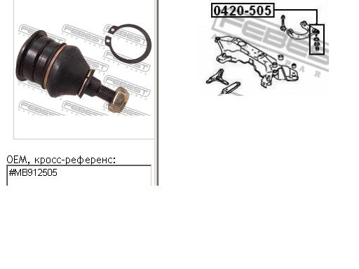 Suporte de esfera inferior de suspensão traseira Febest 0420050 preço, a partir de 20,08 USD