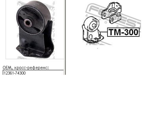 Coxim (suporte) dianteiro de motor Febest TM300 preço, a partir de 32,09 USD
