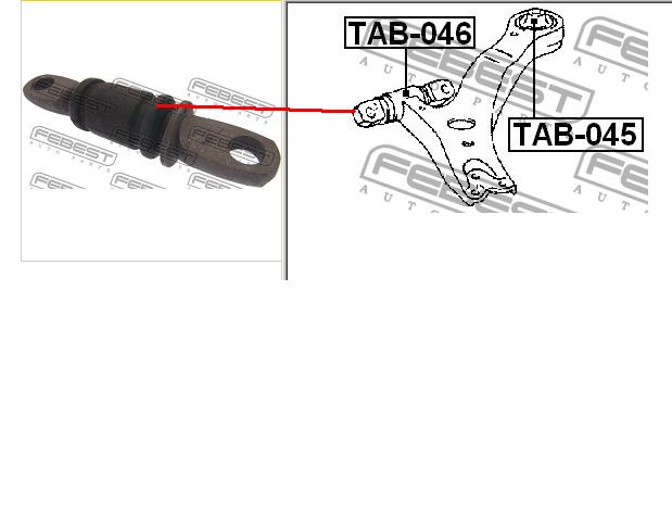 4865428060 Toyota Bloco silencioso dianteiro do braço oscilante inferior