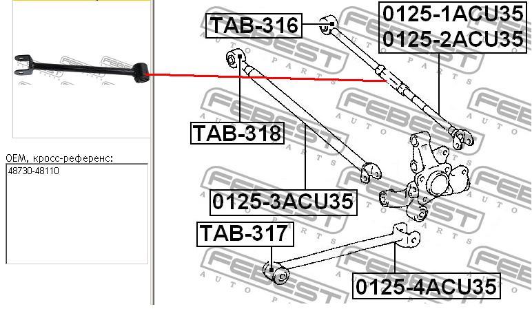 Barra transversal de suspensão traseira Febi 43041 preço, a partir de 65,68 USD