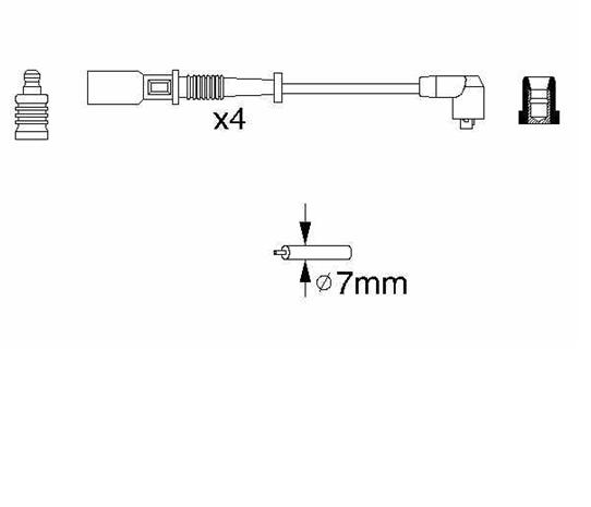 Compre 85280 FAE Fios de alta voltagem, kit