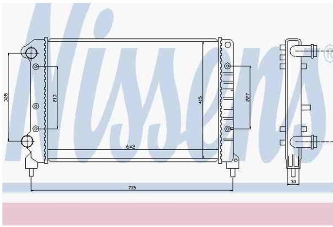 51779231 Fiat/Alfa/Lancia Radiador de esfriamento de motor