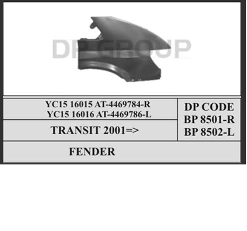 Pára-lama dianteiro direito Ford Transit V V184/5
