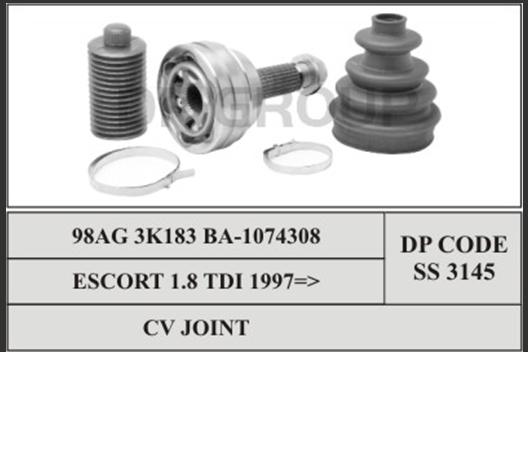 Junta homocinética externa dianteira GSP 818016 preço, a partir de 29,71 USD