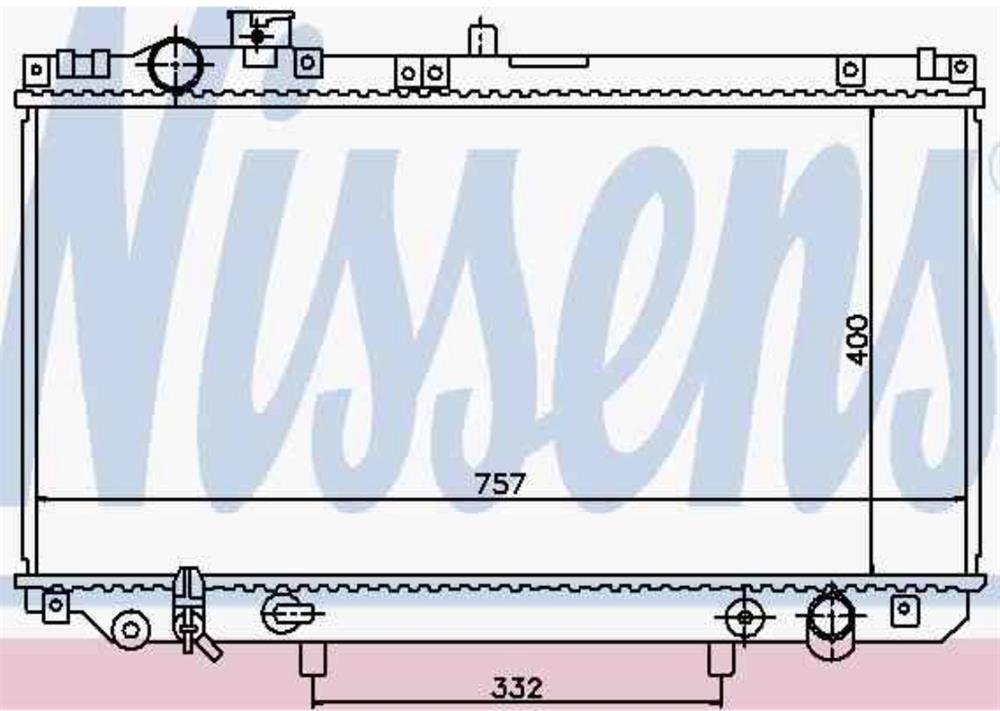 Radiador de esfriamento de motor Polcar 8021081 preço, a partir de 129,16 USD