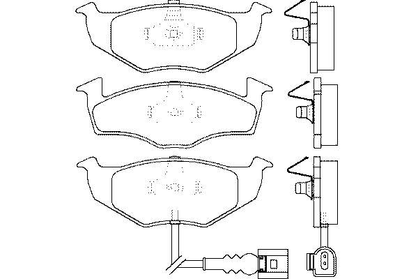 Compre LVXL1124 Motaquip Sapatas do freio dianteiras de disco