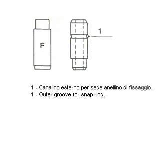 Guia de válvula de admissão Nissan/Infiniti 7700859086