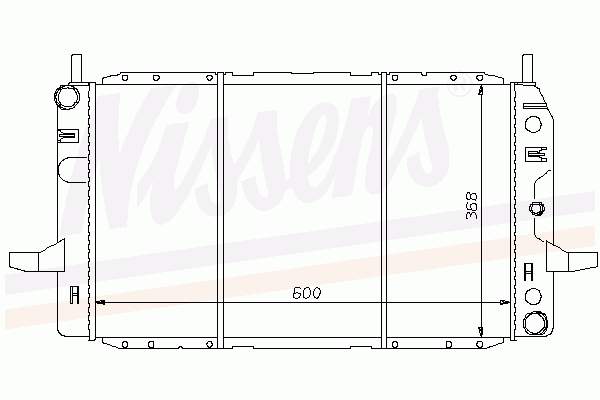 730566 VALEO Radiador de esfriamento de motor