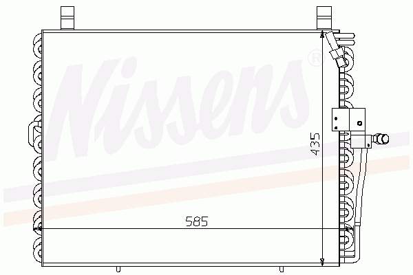 Compre 94176 Nissens Radiador de aparelho de ar condicionado