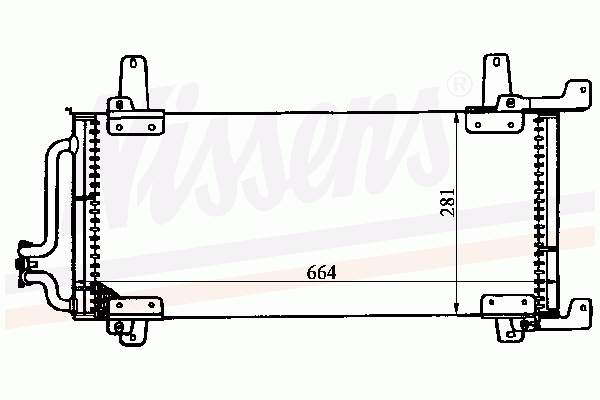 816866 VALEO Radiador de aparelho de ar condicionado