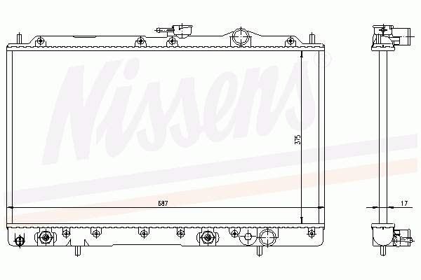 Radiador de esfriamento de motor Polcar 5220081 preço, a partir de 110,91 USD