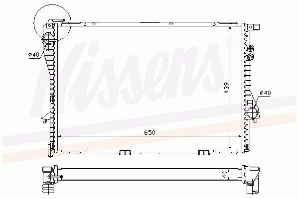 Radiador de esfriamento de motor BMW 1702969 preço, a partir de 106,63 USD